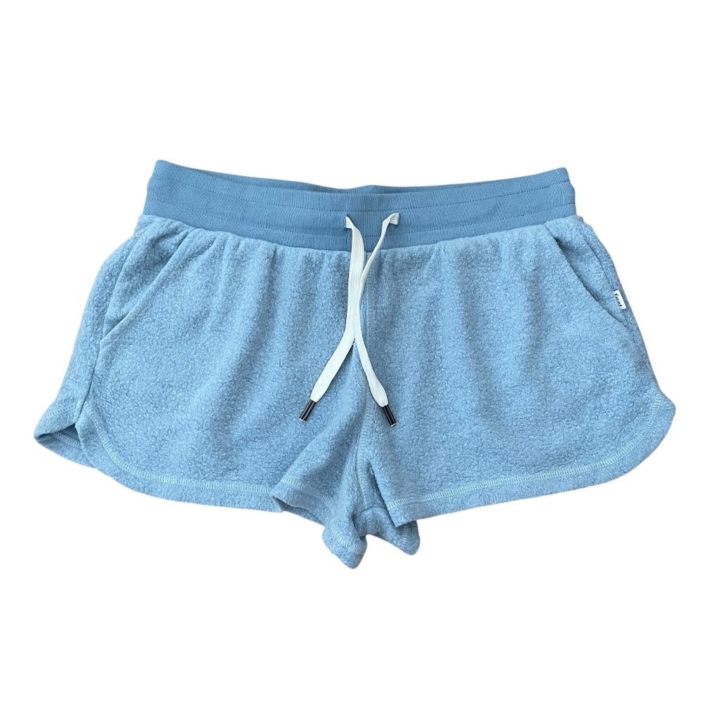 Feat Blue Sherpa Lounge Shorts Size Medium